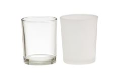 Bild von Frosted Glass Votive Holder Milchglas